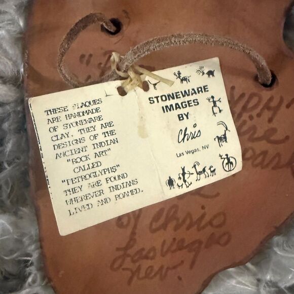 Stoneware Images by Chris Petroglyph Valley of Fire‎ Nevada State Park Handmade - Picture 4 of 6